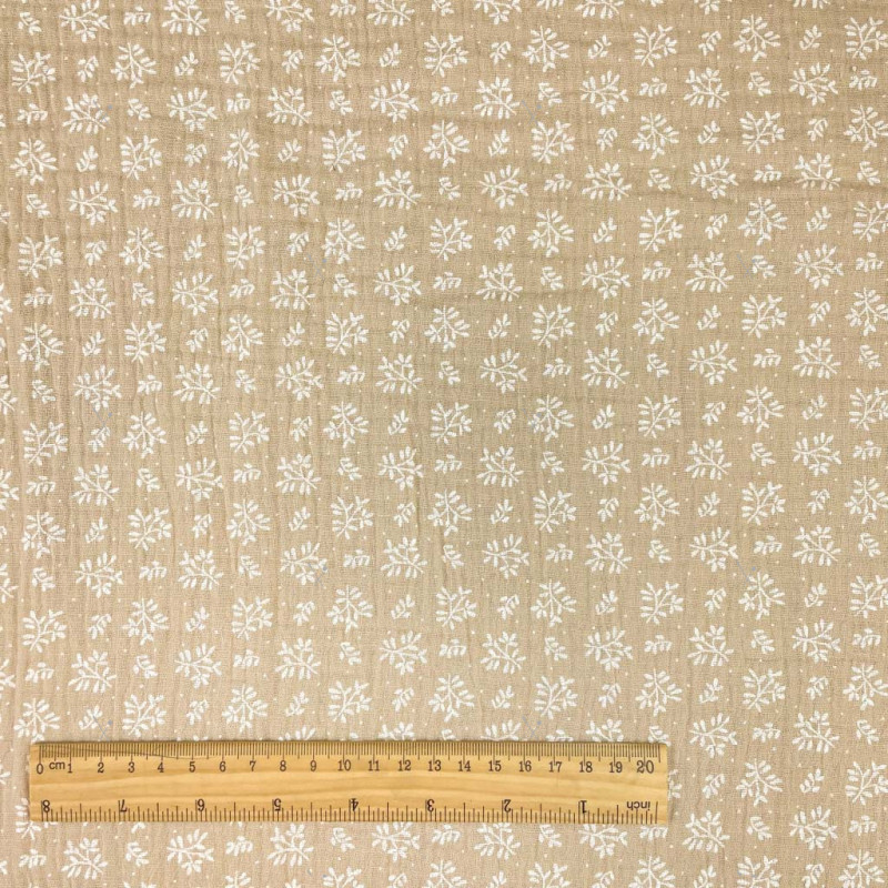 Double Gauze MEESYA Linen / Matte White